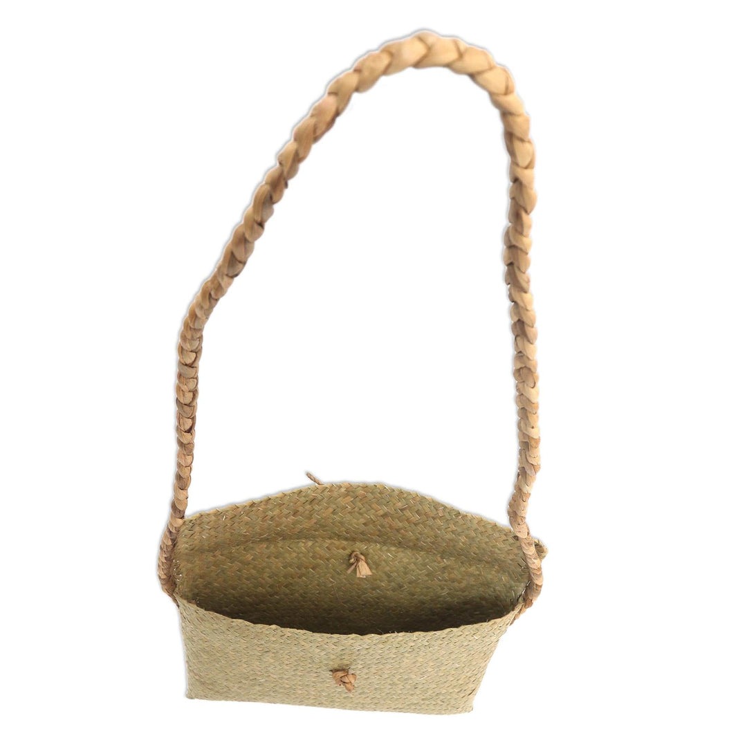 Hand Woven Natural Fiber Shoulder Bag - Easy Going
