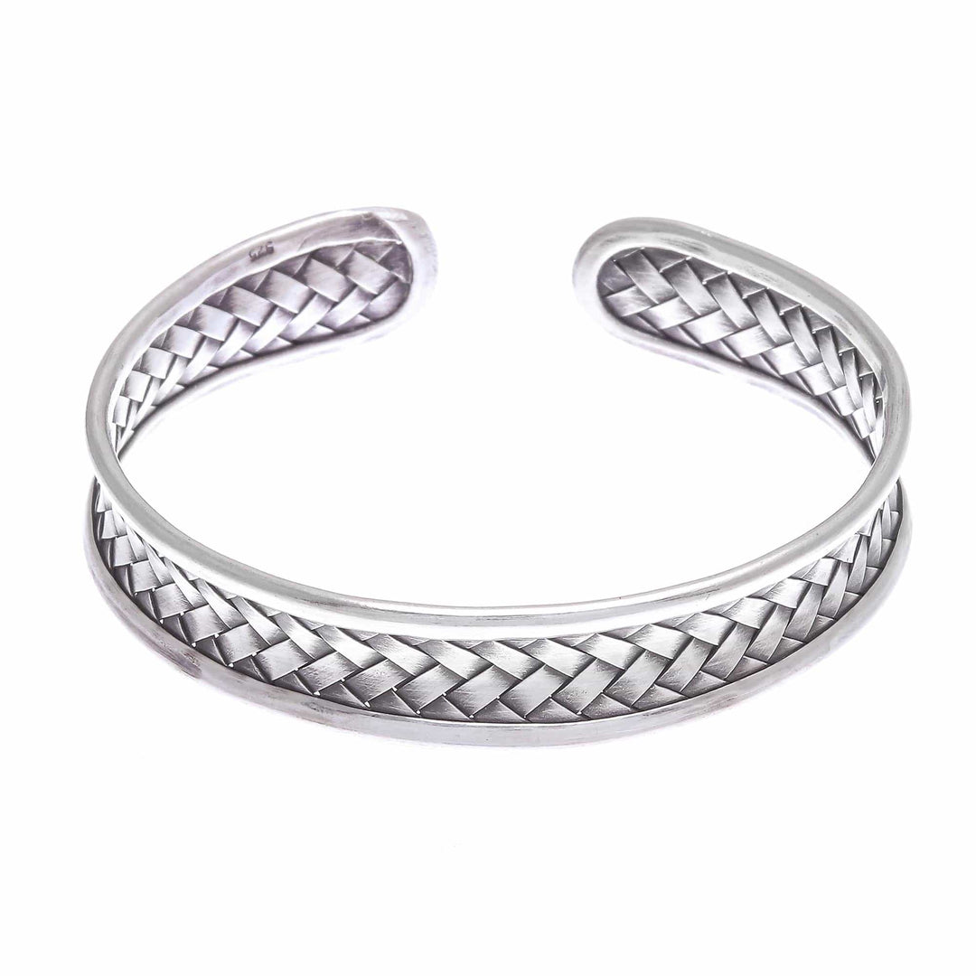 Hand Crafted Sterling Silver Cuff Bracelet - Dedicated To You