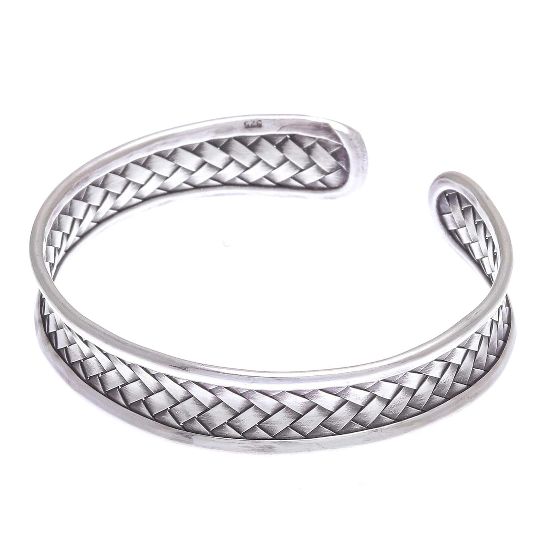 Hand Crafted Sterling Silver Cuff Bracelet - Dedicated To You