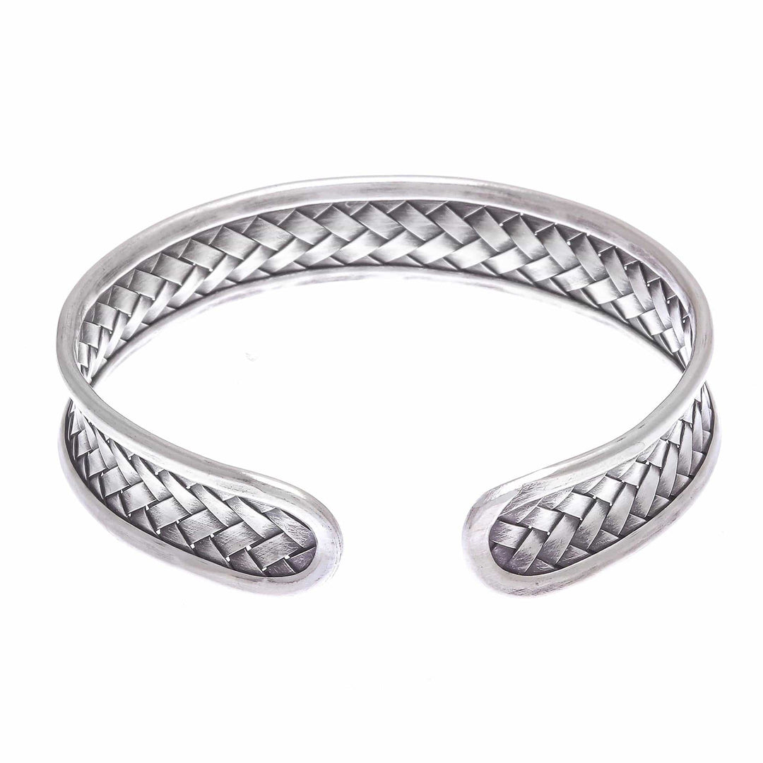 Hand Crafted Sterling Silver Cuff Bracelet - Dedicated To You