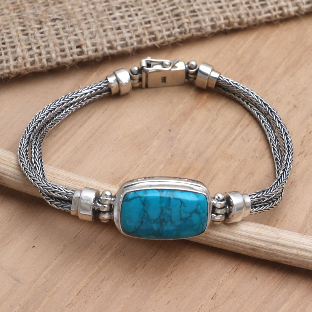 Artisan Crafted Sterling Silver Braided Bracelet - Simple Magic