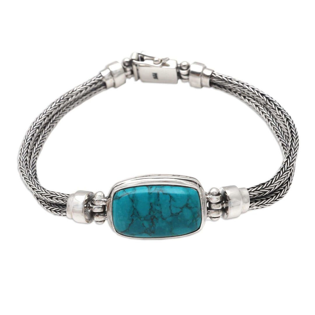 Artisan Crafted Sterling Silver Braided Bracelet - Simple Magic