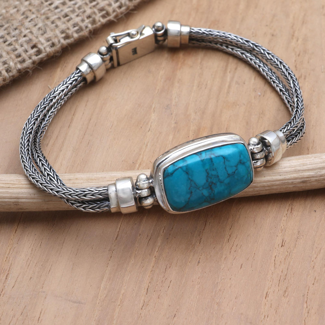 Artisan Crafted Sterling Silver Braided Bracelet - Simple Magic