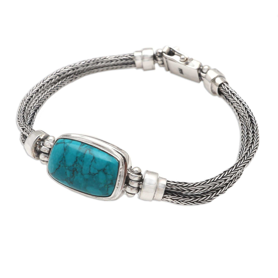 Artisan Crafted Sterling Silver Braided Bracelet - Simple Magic