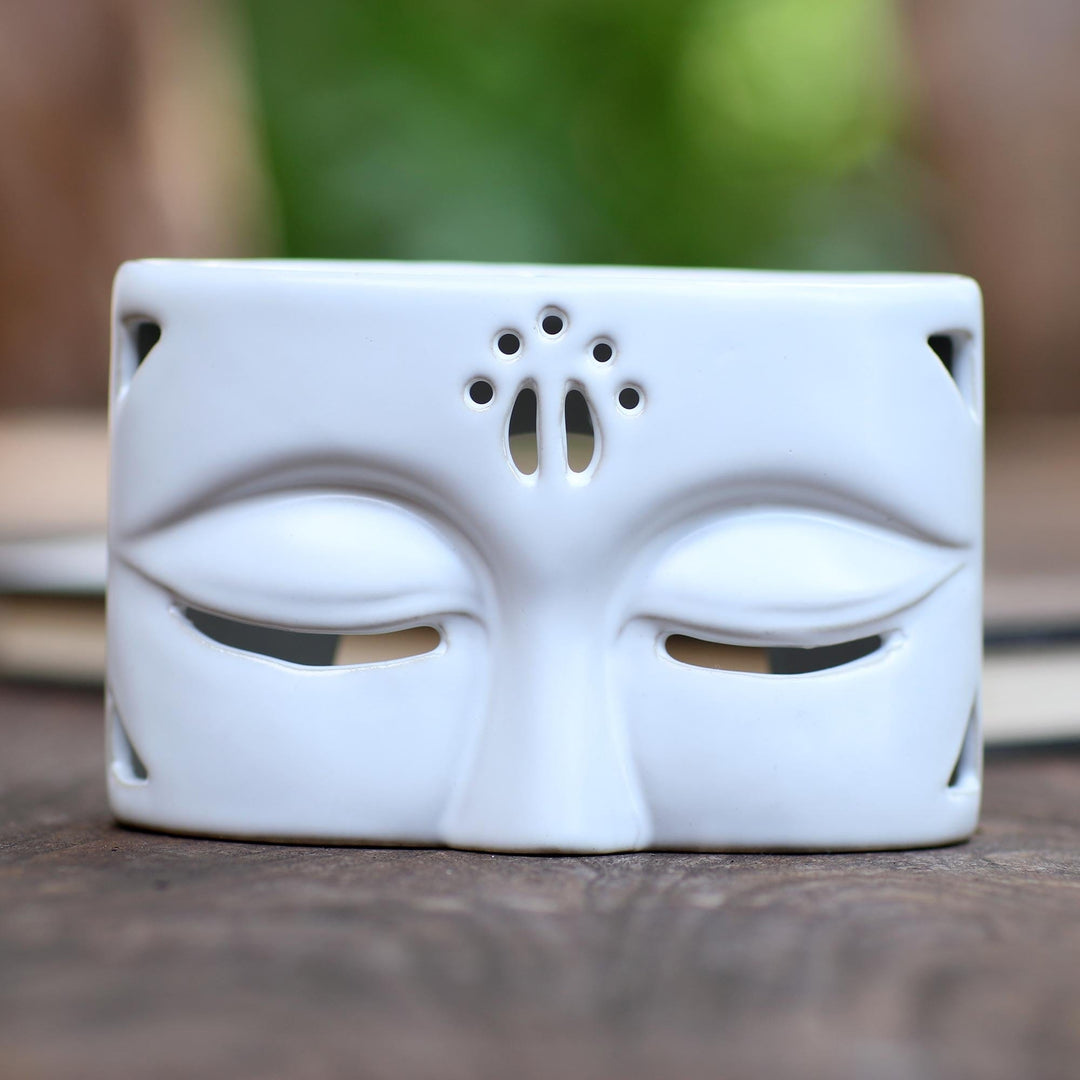 Warming Buddha in White