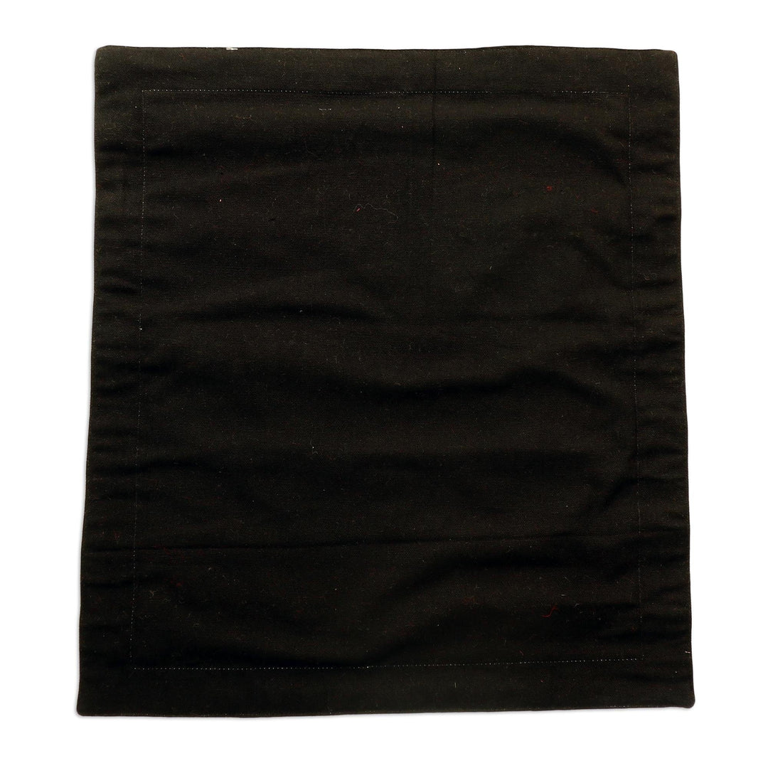 Multicolored Embroidered Backgammon Set - Ganga Star in Mint