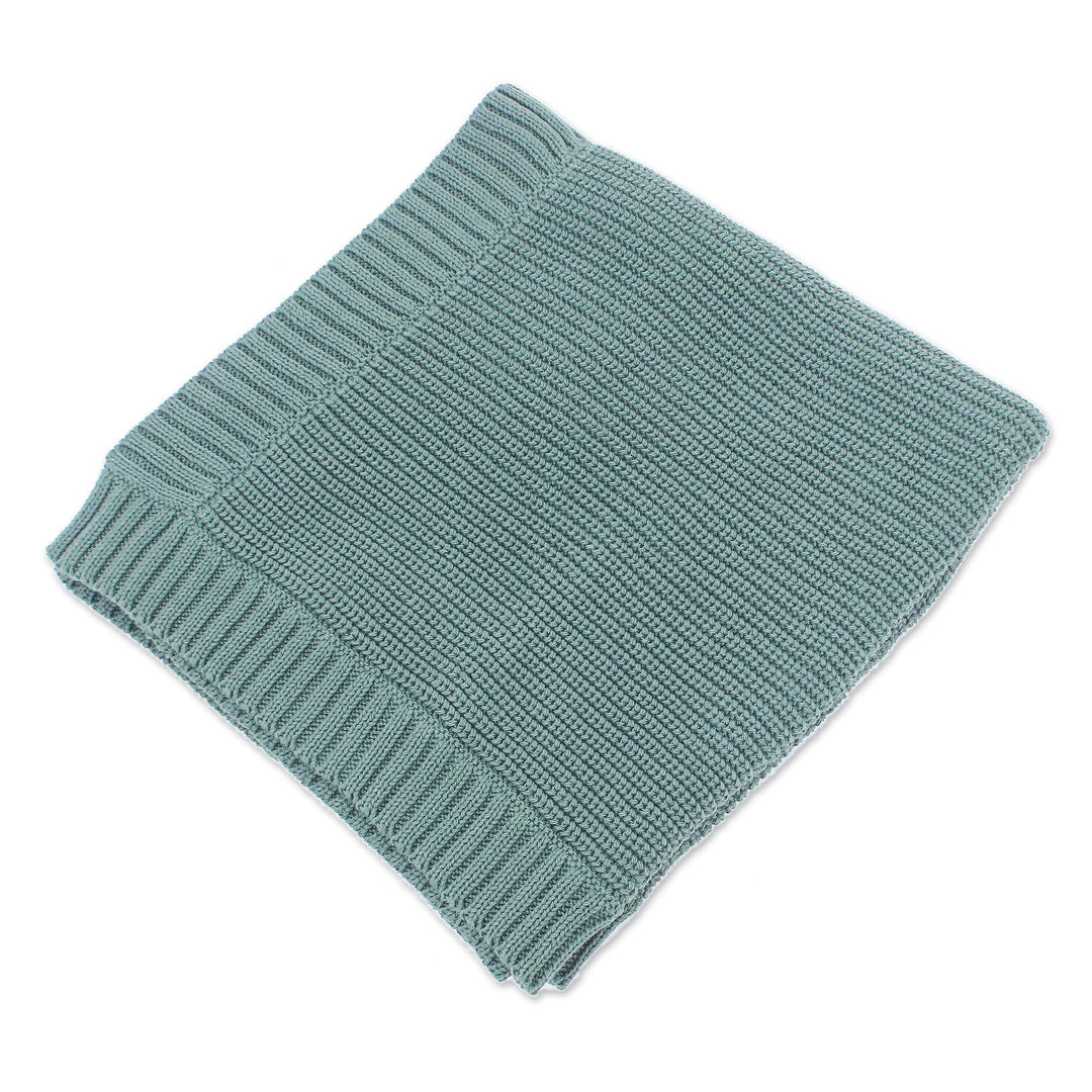Hand Crafted Cotton Throw Blanket - Sage Comfort