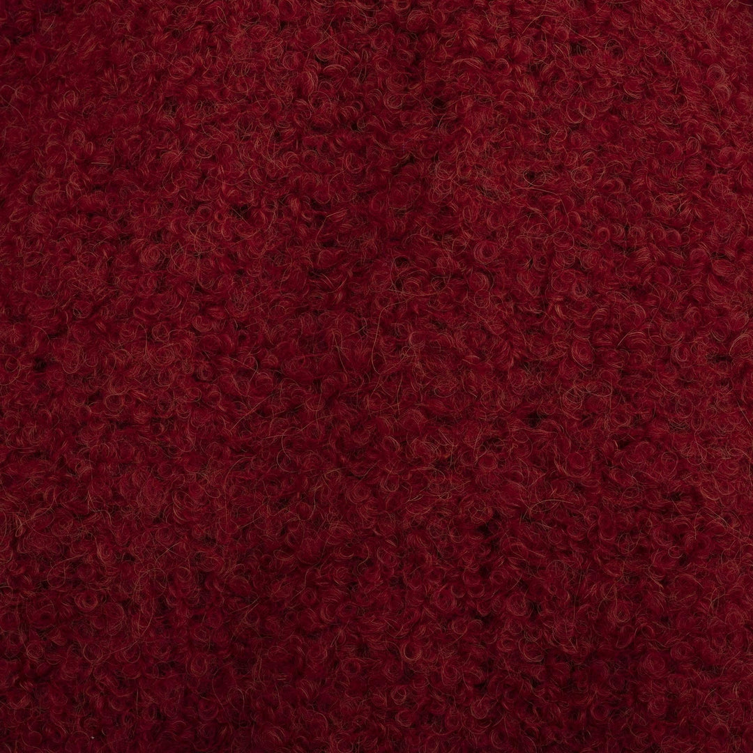 Baby Alpaca Blend Neck Warmer in Crimson Red from Peru - Lima Red