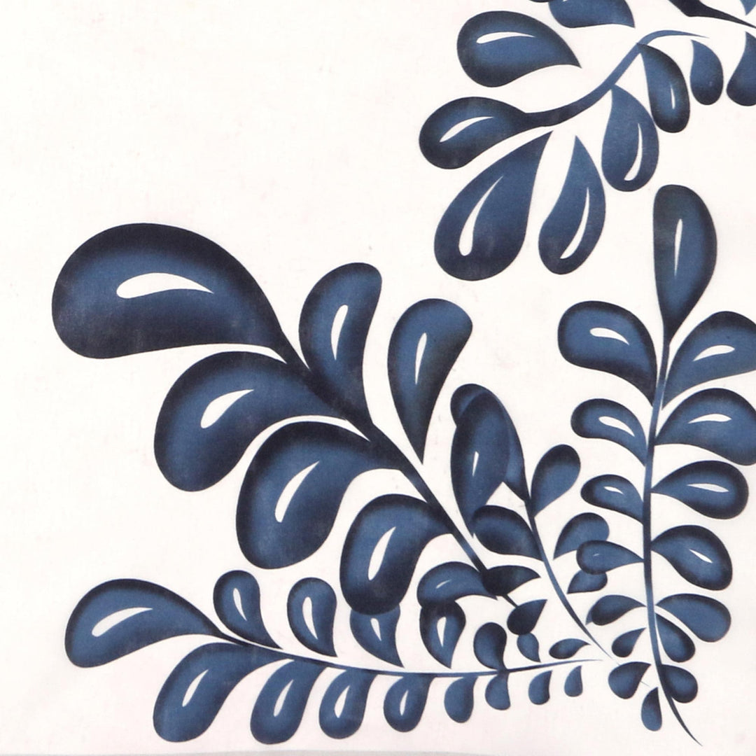 Black and White Silk Bandana - Sweet Frond