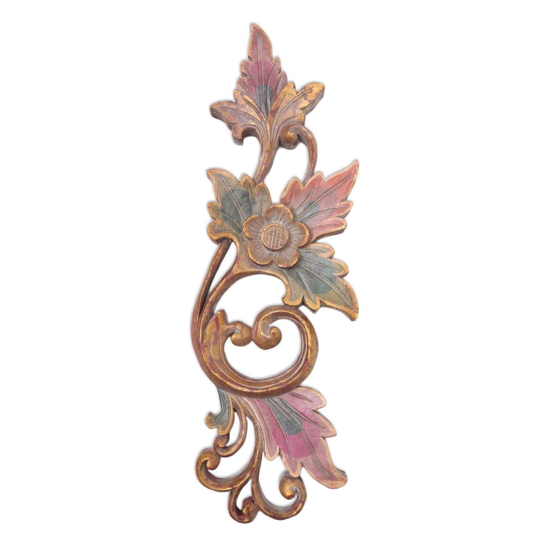 Lily of the Valley Wood Relief Panel - Lily of the Valley