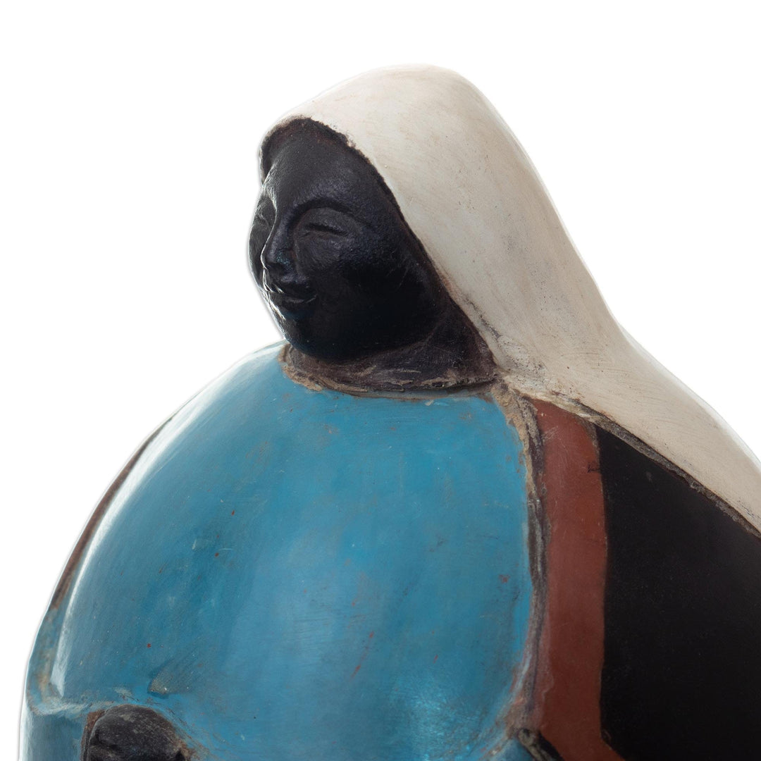 Artisan Crafted 3 Piece Chulucanas Ceramic Nativity Scene - Christmas in the North