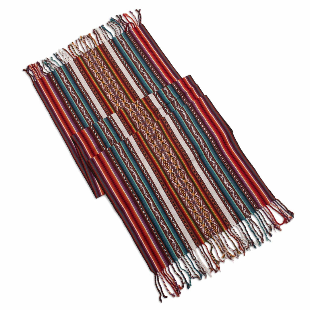 Striped Multi Table Runner - Inca Trail