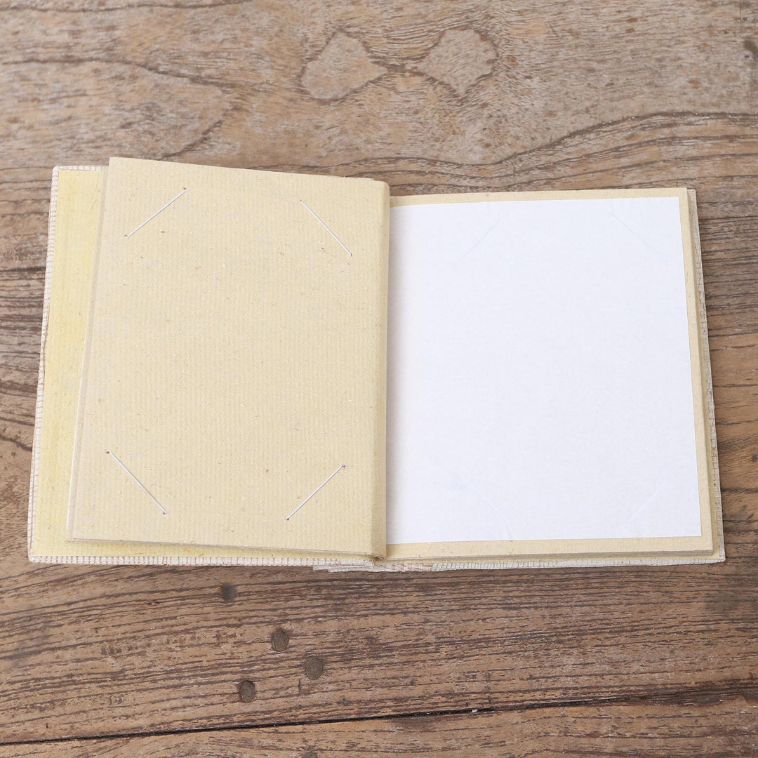 Fern Wood and Rice Paper Photo Album - Natural Life