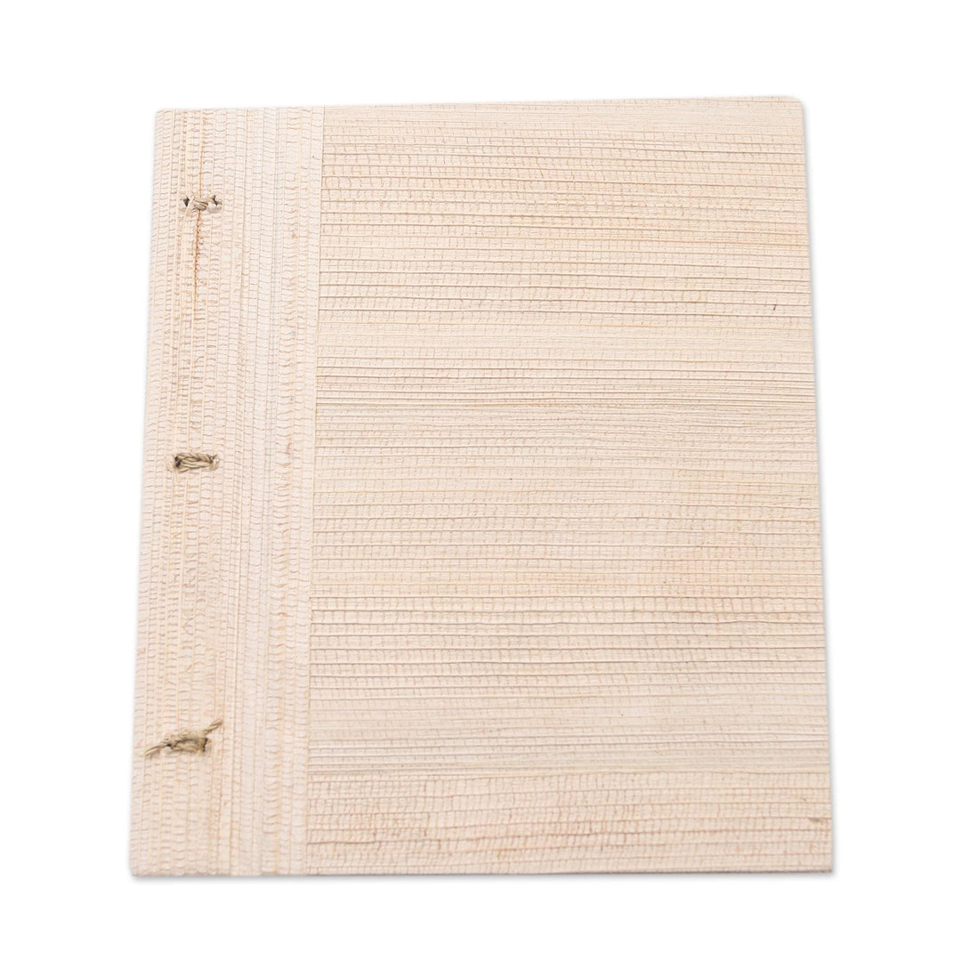 Fern Wood and Rice Straw Paper Journal from Bali - Natural Life