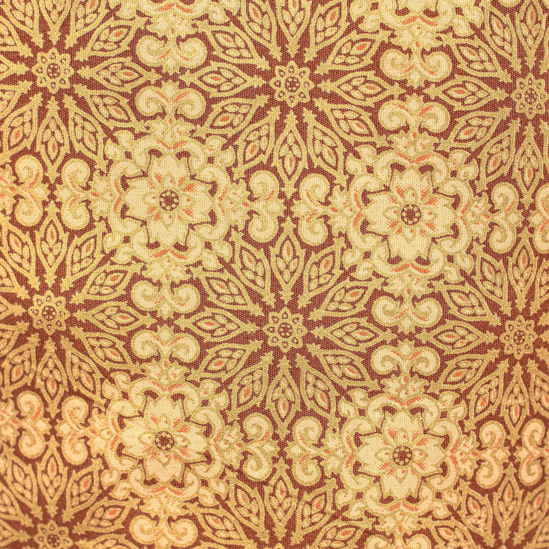 Thai Floral-Motif Yoga Mat Bag - Healthy Life