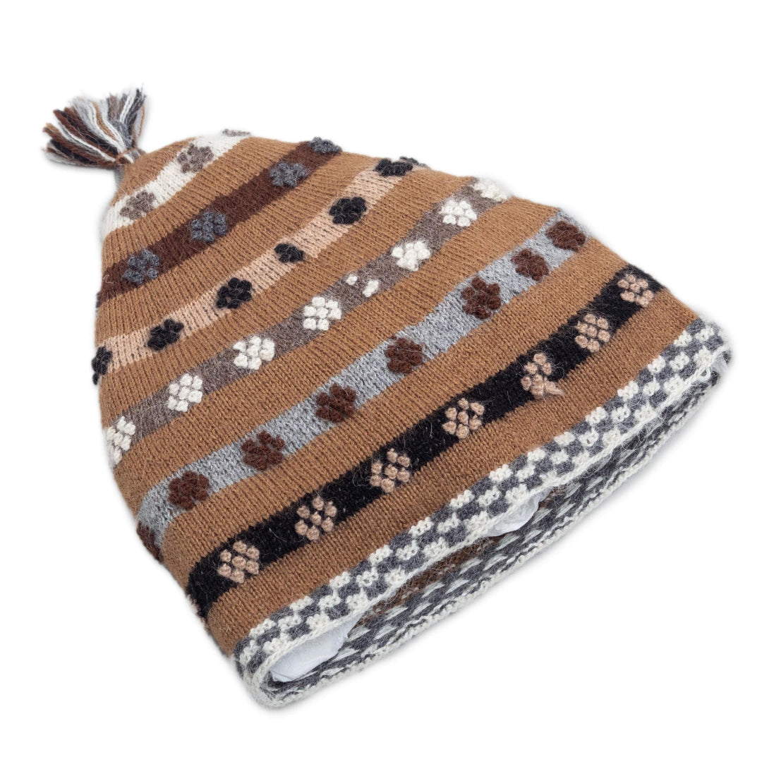 Hand Knit 100% Baby Alpaca Hat - Roots Inspiration