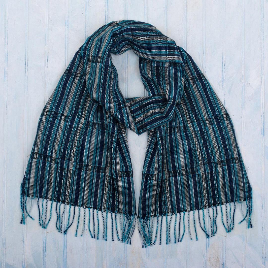 Hand Loomed Baby Alpaca Scarf - Huancayo Heritage