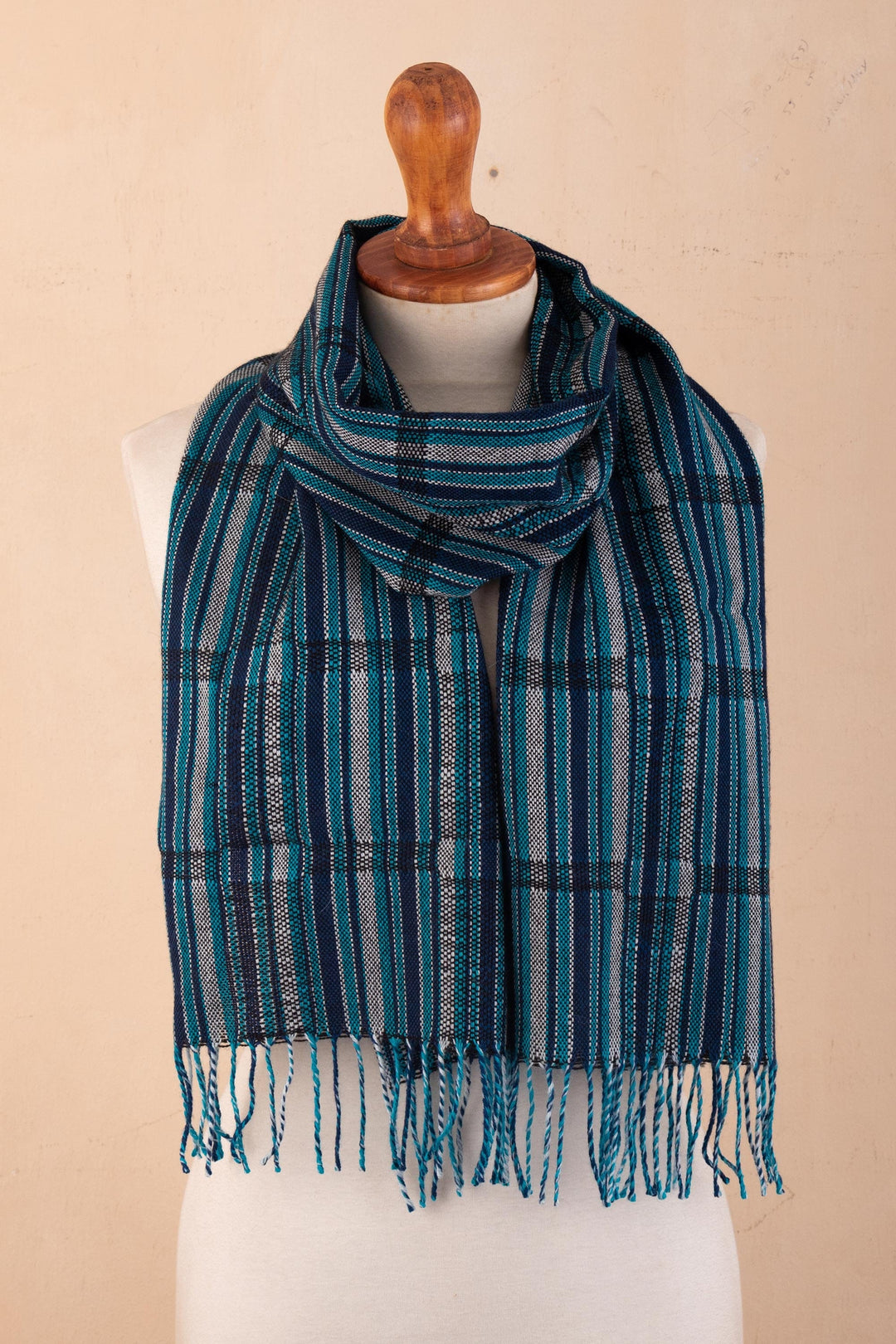Hand Loomed Baby Alpaca Scarf - Huancayo Heritage