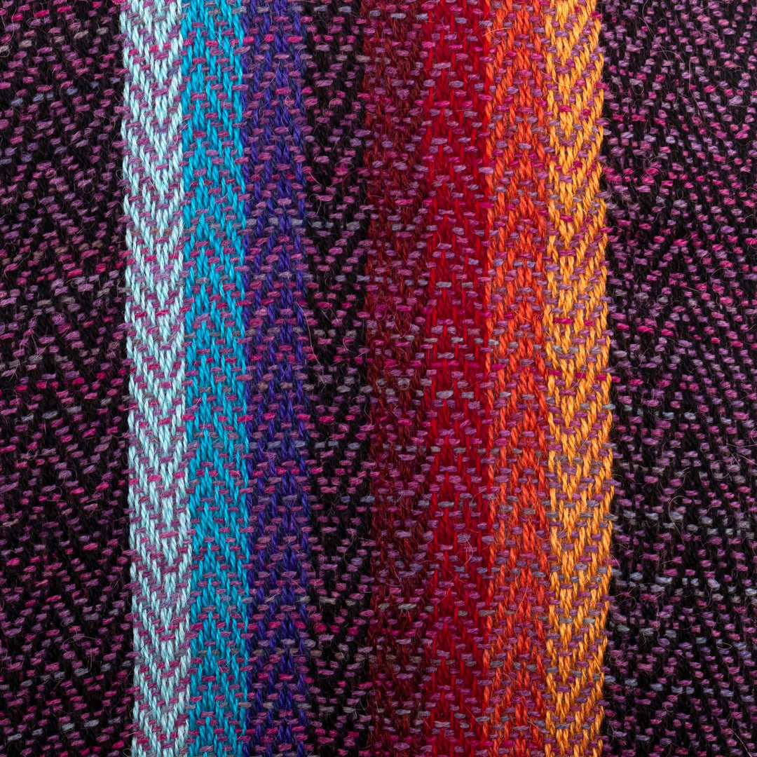 Striped 100% Alpaca Scarf - Tarma Valley