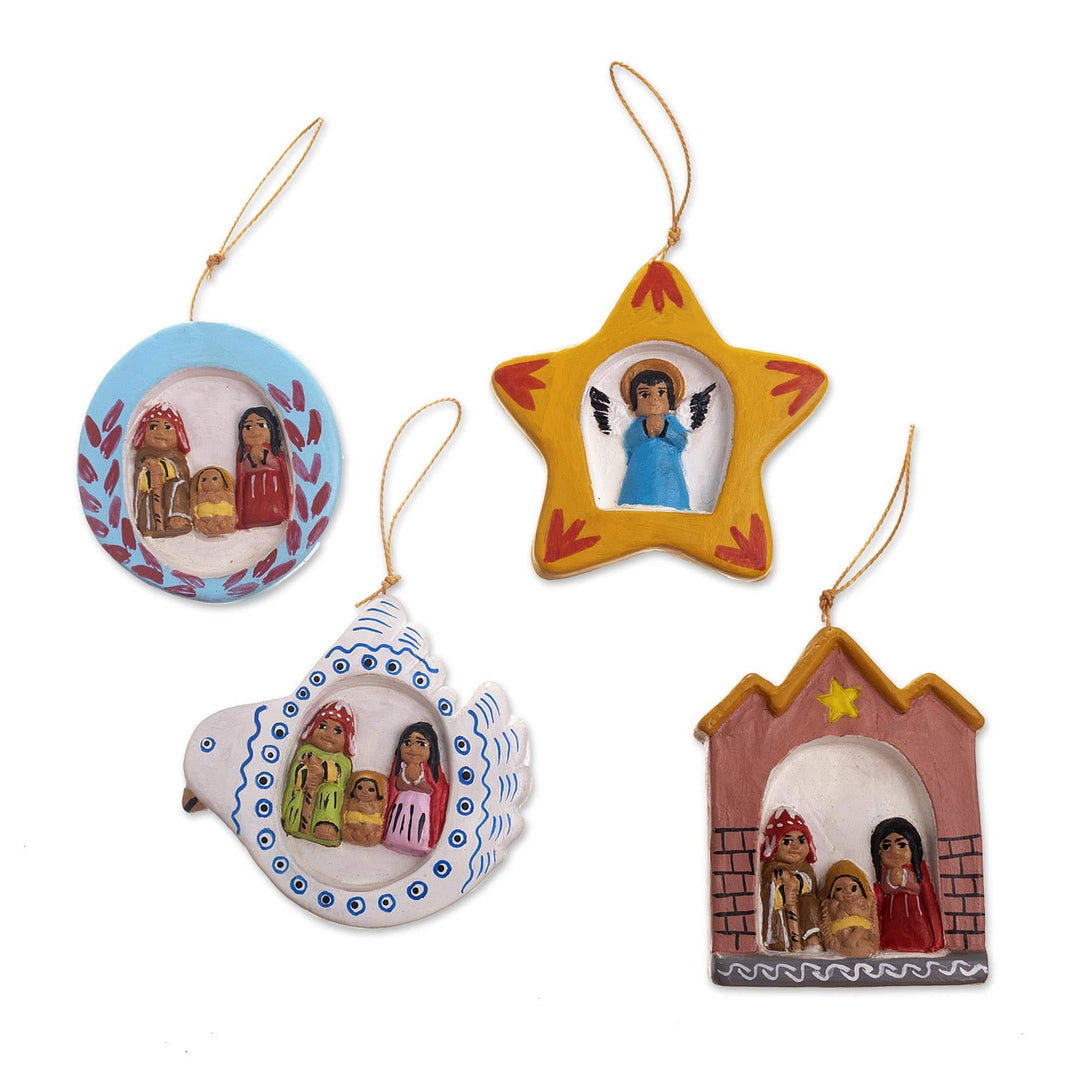 Artisan Crafted Christmas Ornaments (Set of 4) - Ayacucho Holiday