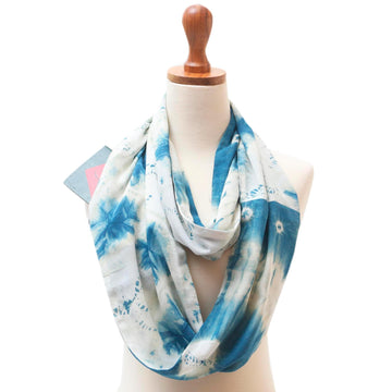Tie-Dye Rayon Infinity Scarf from Java - Hands Free Style