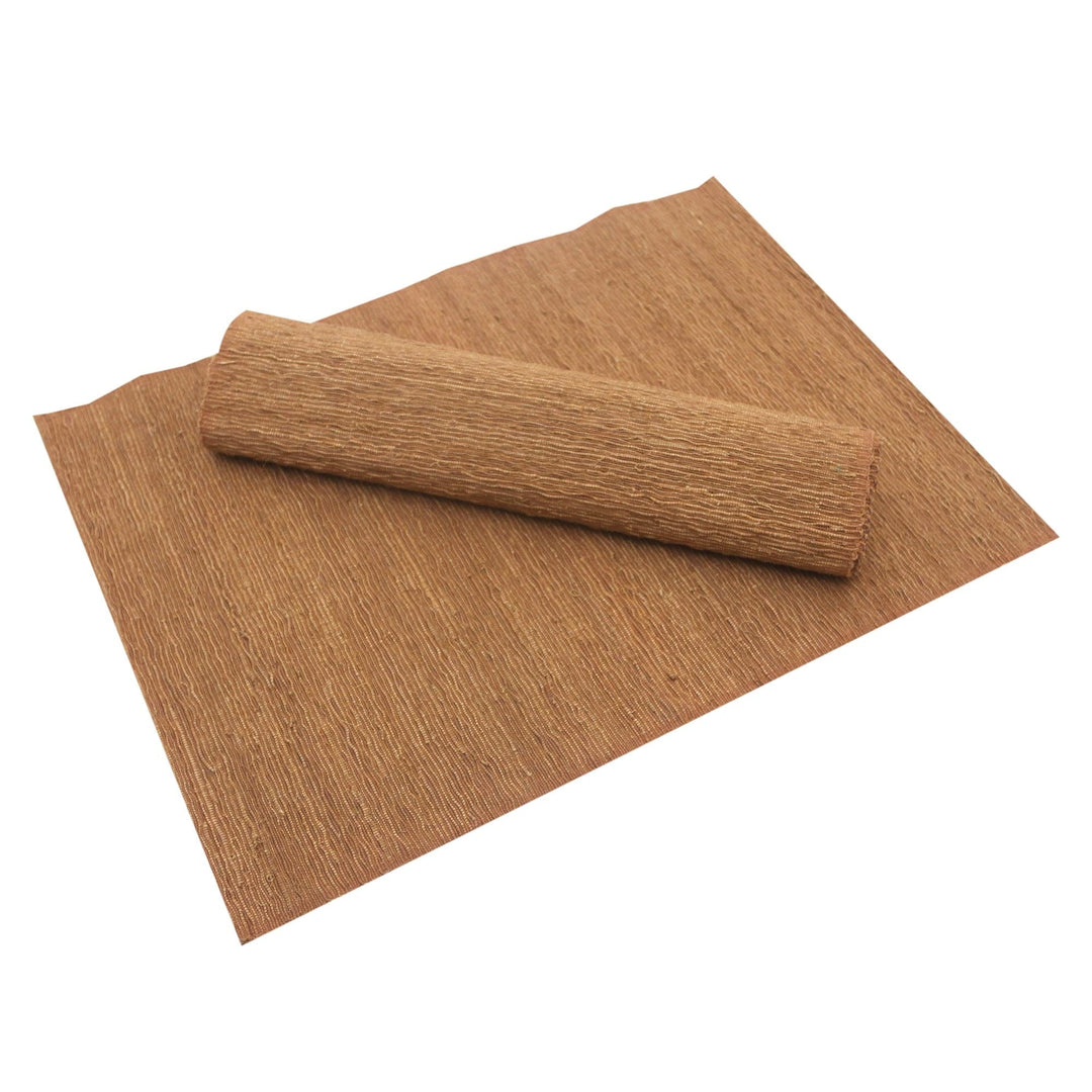Woven Cotton and Natural Fiber Placemats (Set of 4) - Gingerbread