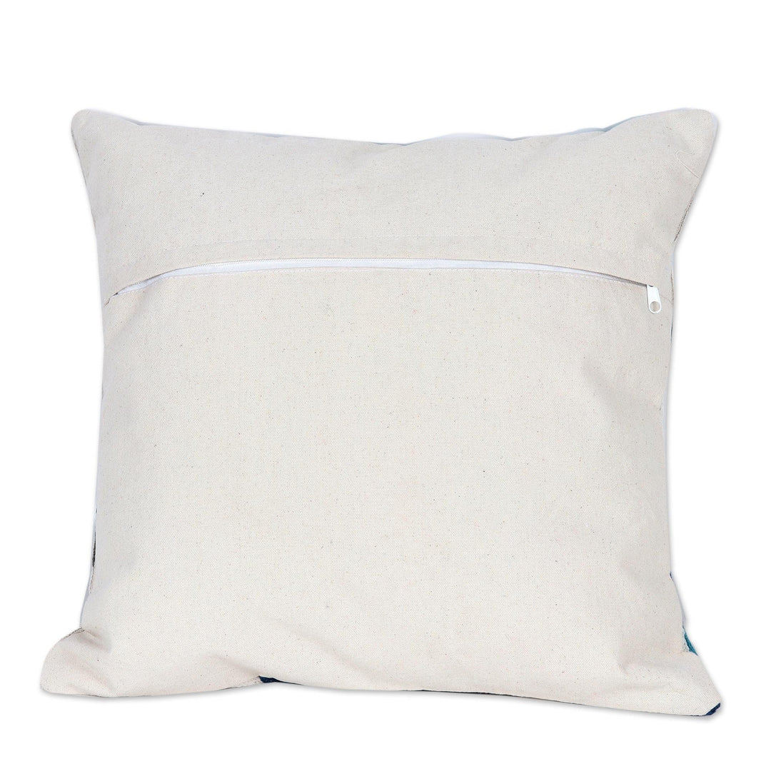 Embroidered Cotton Cushion Covers with Floral Motif (Pair) - Bloom, Baby