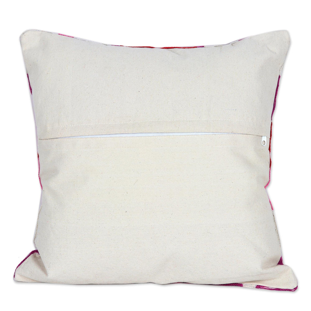 Embroidered Geometric Cotton Cushion Covers (Pair) - Video Games
