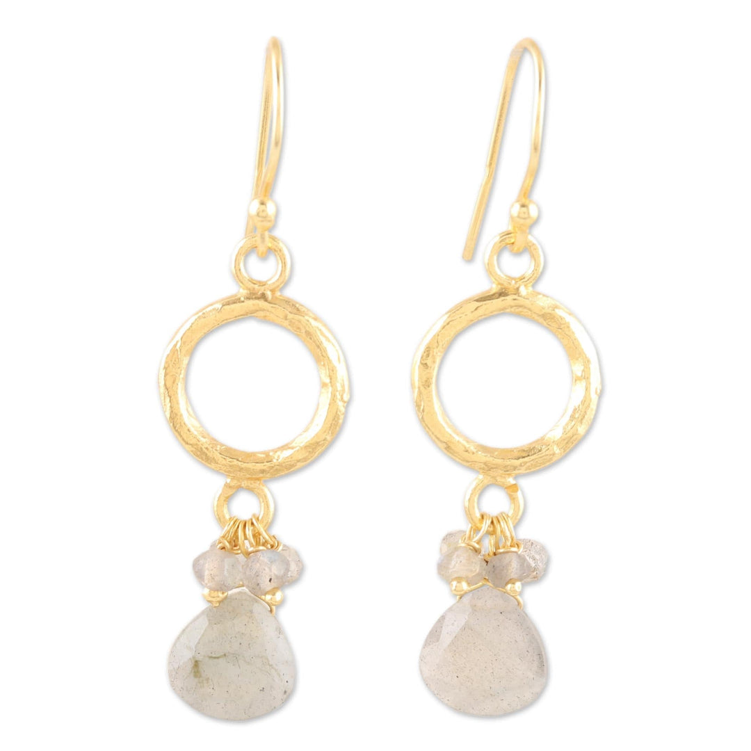 Labradorite Earrings - Dancing Light