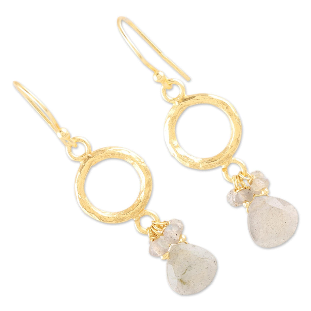 Labradorite Earrings - Dancing Light