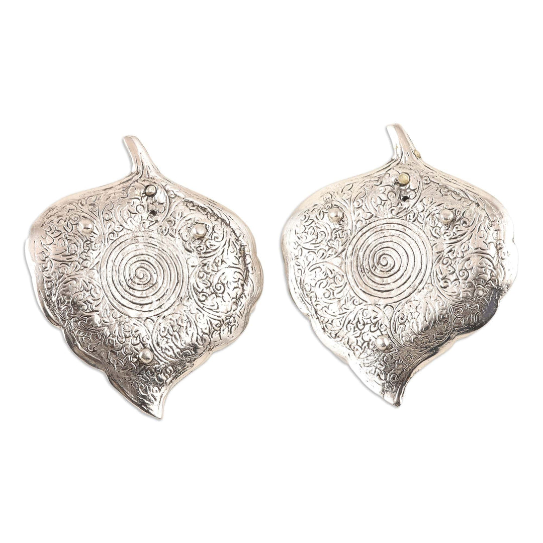 Artisan Crafted Incense Holders with Buddha Motif (Pair) - Blue Betel Buddha