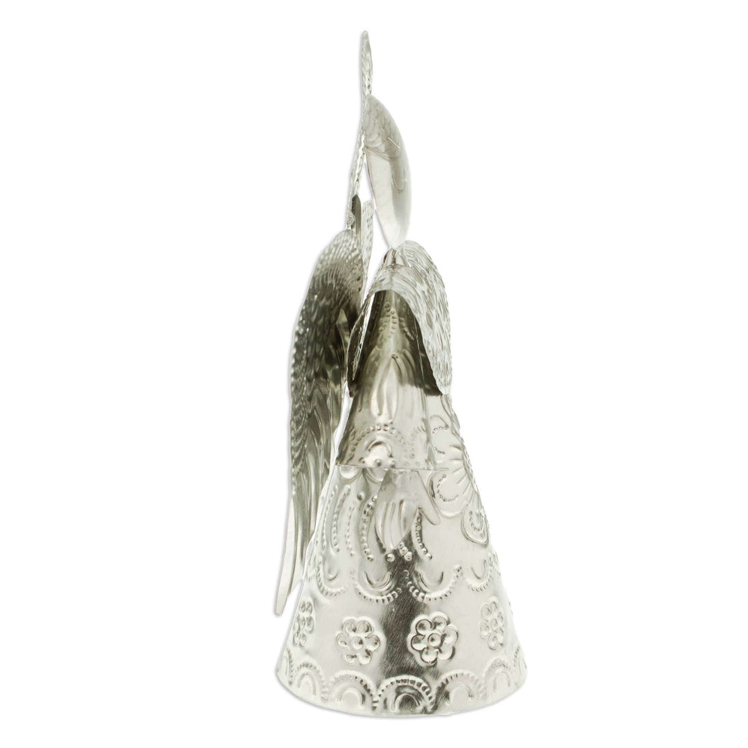 Handmade Tin Christmas Statuette (7 Inch) - Angel of Oaxaca