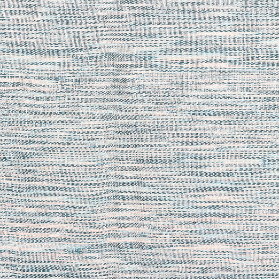 Blue Cotton Throw Blanket Hand-Woven in - Aqua Heaven