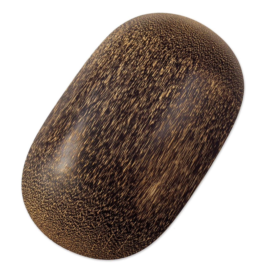 Handcrafted Chambira Wood Platter from Peru - Fountain of Abundance