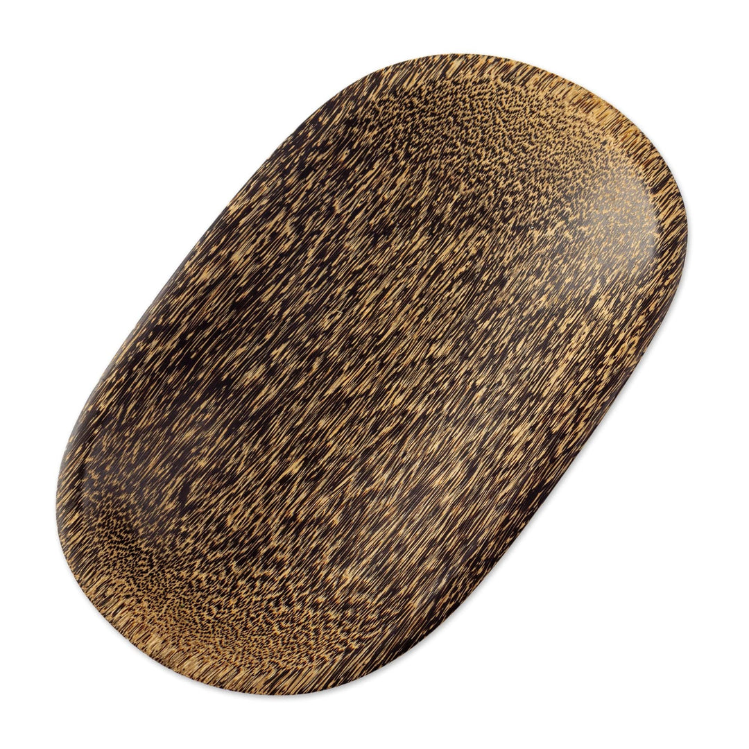 Chambira Wood Platter Handcrafted in Peru - Abundance Cycles