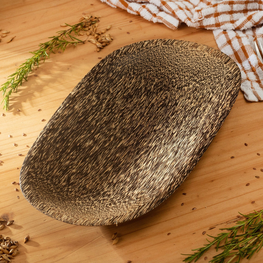 Chambira Wood Platter Handcrafted in Peru - Abundance Cycles