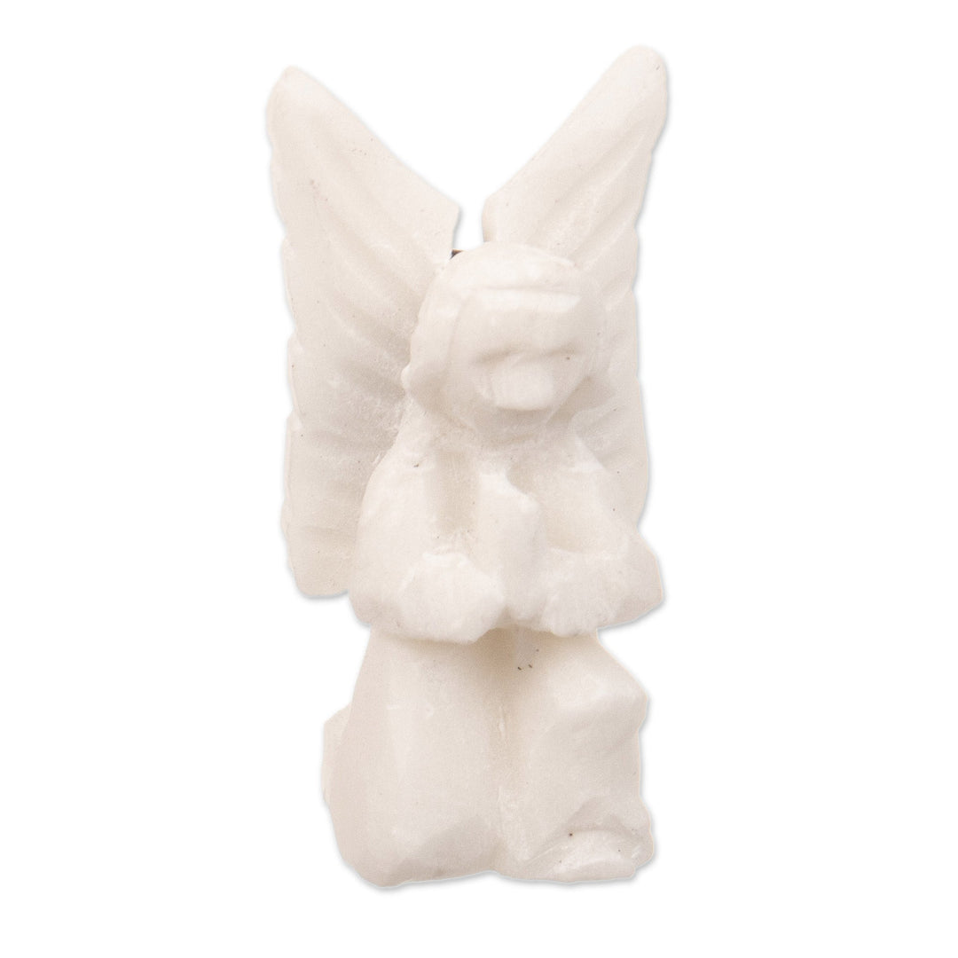 Alabaster Stone Magnet - Angel
