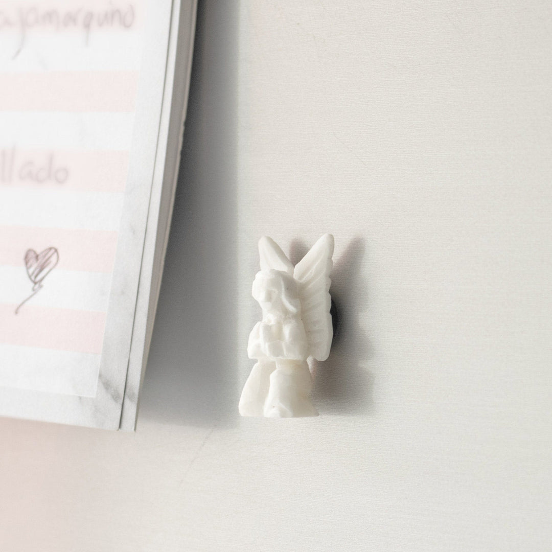 Alabaster Stone Magnet - Angel