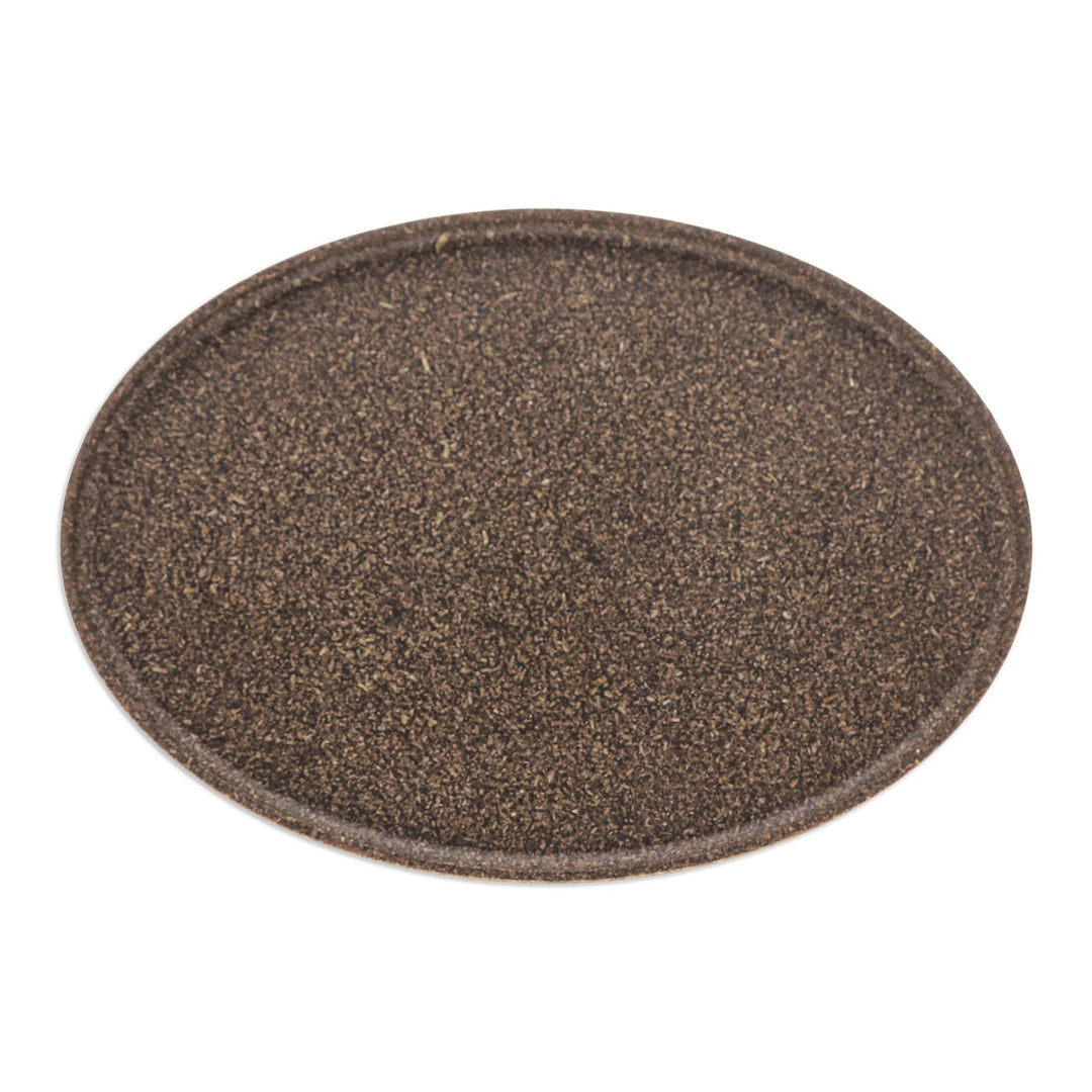 Oval Olive Bio-Composite Tray Made from Rice Husks - Refined Olive