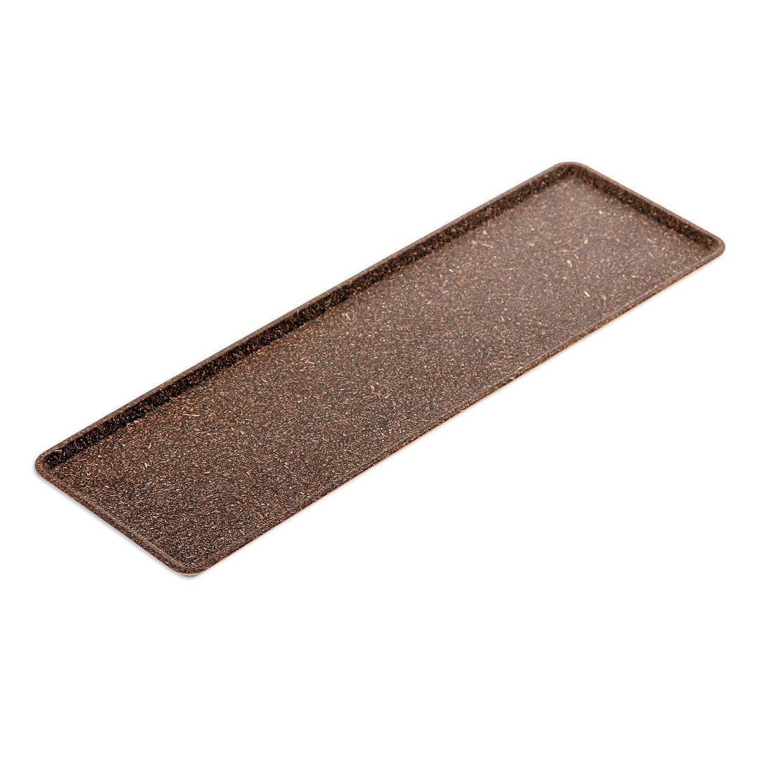 Rectangle Brown Bio-Composite Tray Made from Rice Husks - Brown Invention