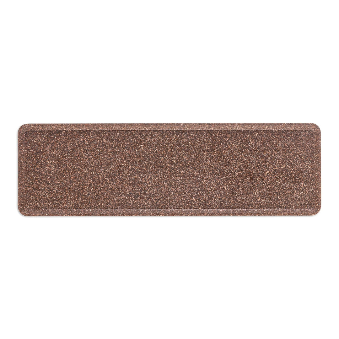 Rectangle Brown Bio-Composite Tray Made from Rice Husks - Brown Invention