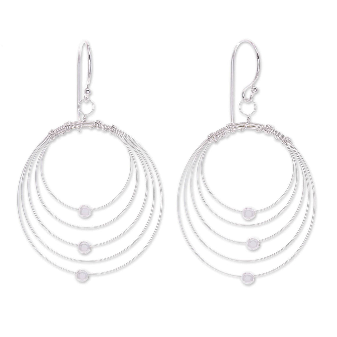 Sterling Silver Dangle Earrings Crafted in Thailand - Modernized Prophecies