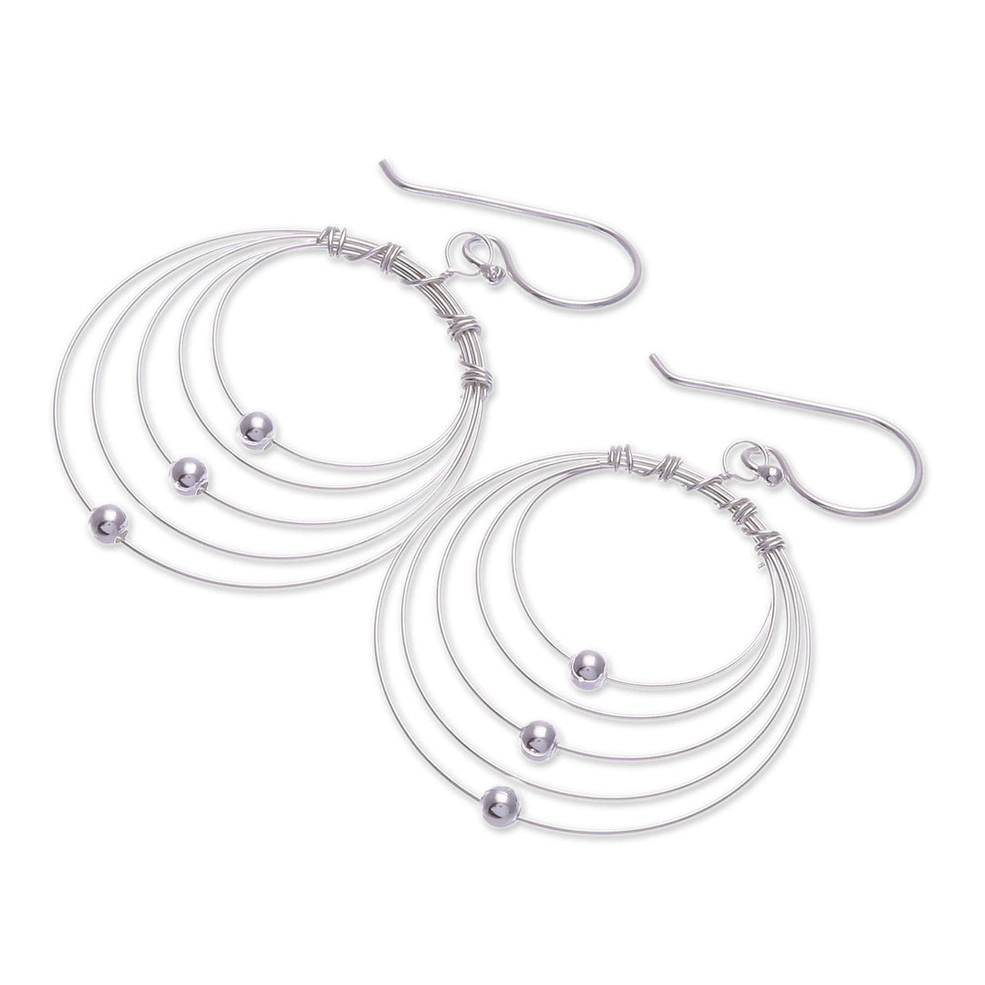 Sterling Silver Dangle Earrings Crafted in Thailand - Modernized Prophecies