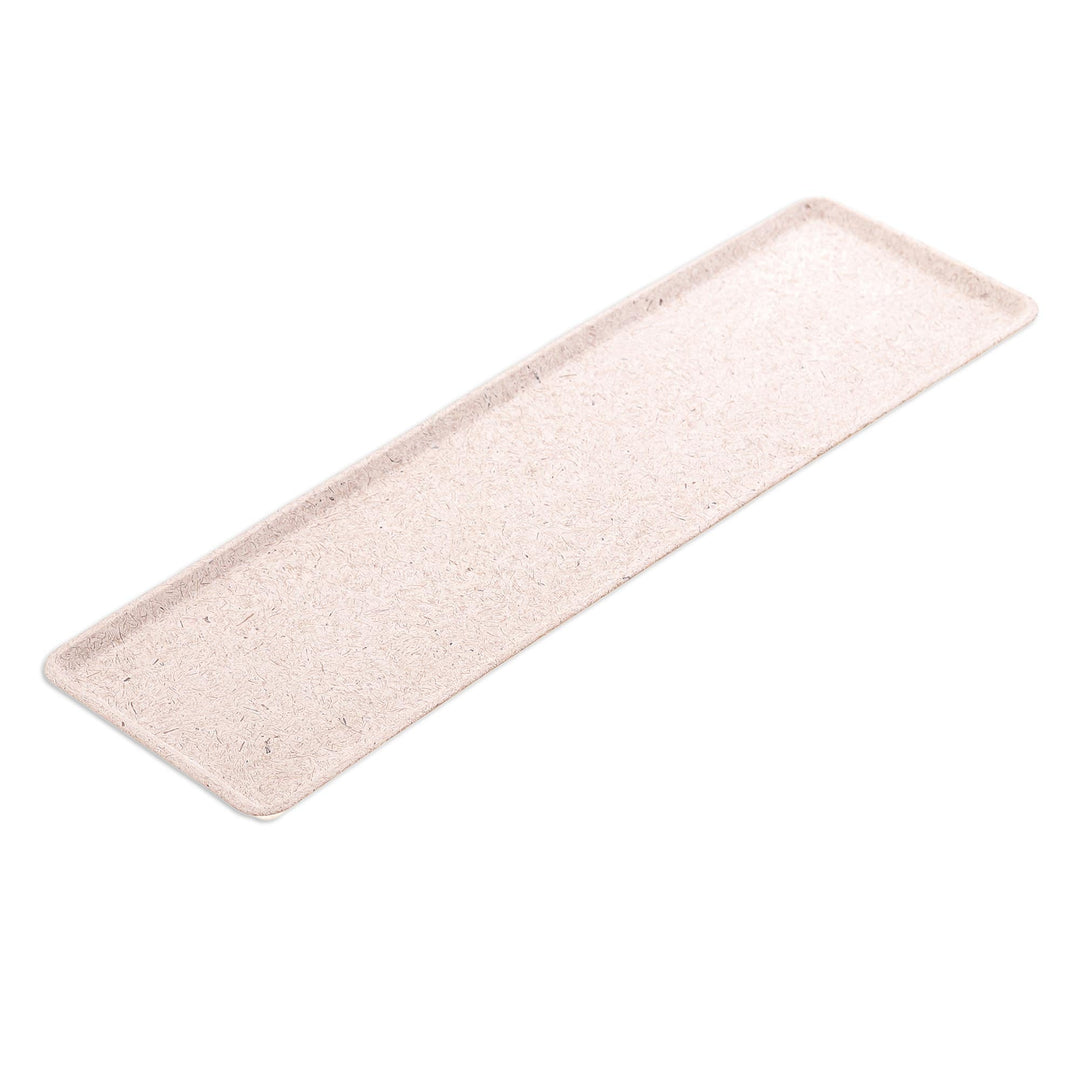Rectangle Bio-Composite Tray Made from Rice Husks - Bright Invention