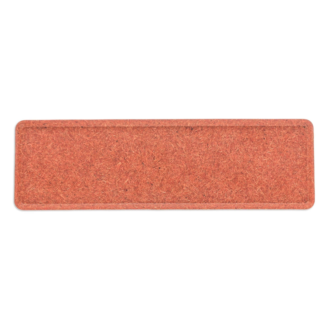Rectangle Orange Bio-Composite Tray Made from Rice Husks - Orange Invention