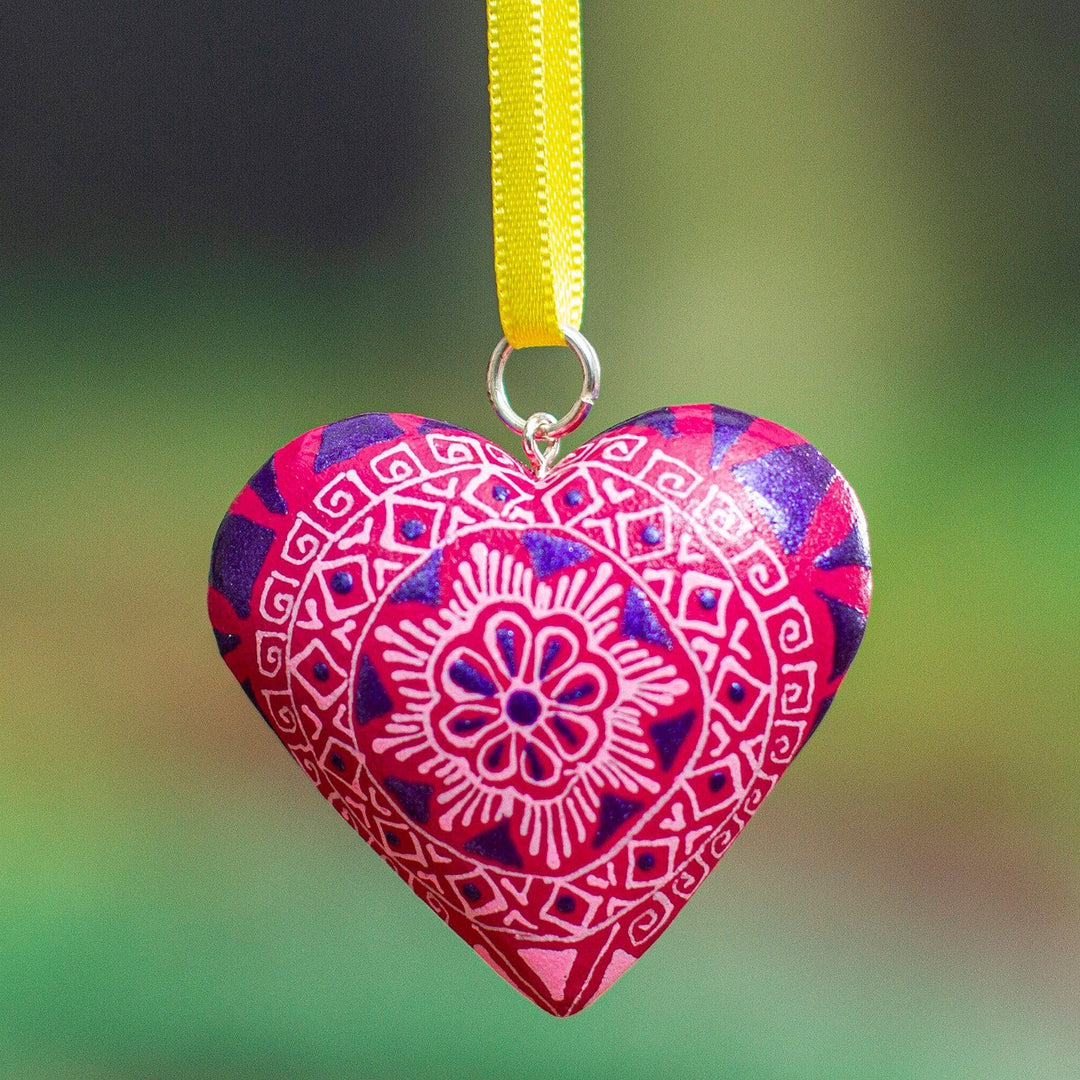 Fuchsia Alebrije Heart