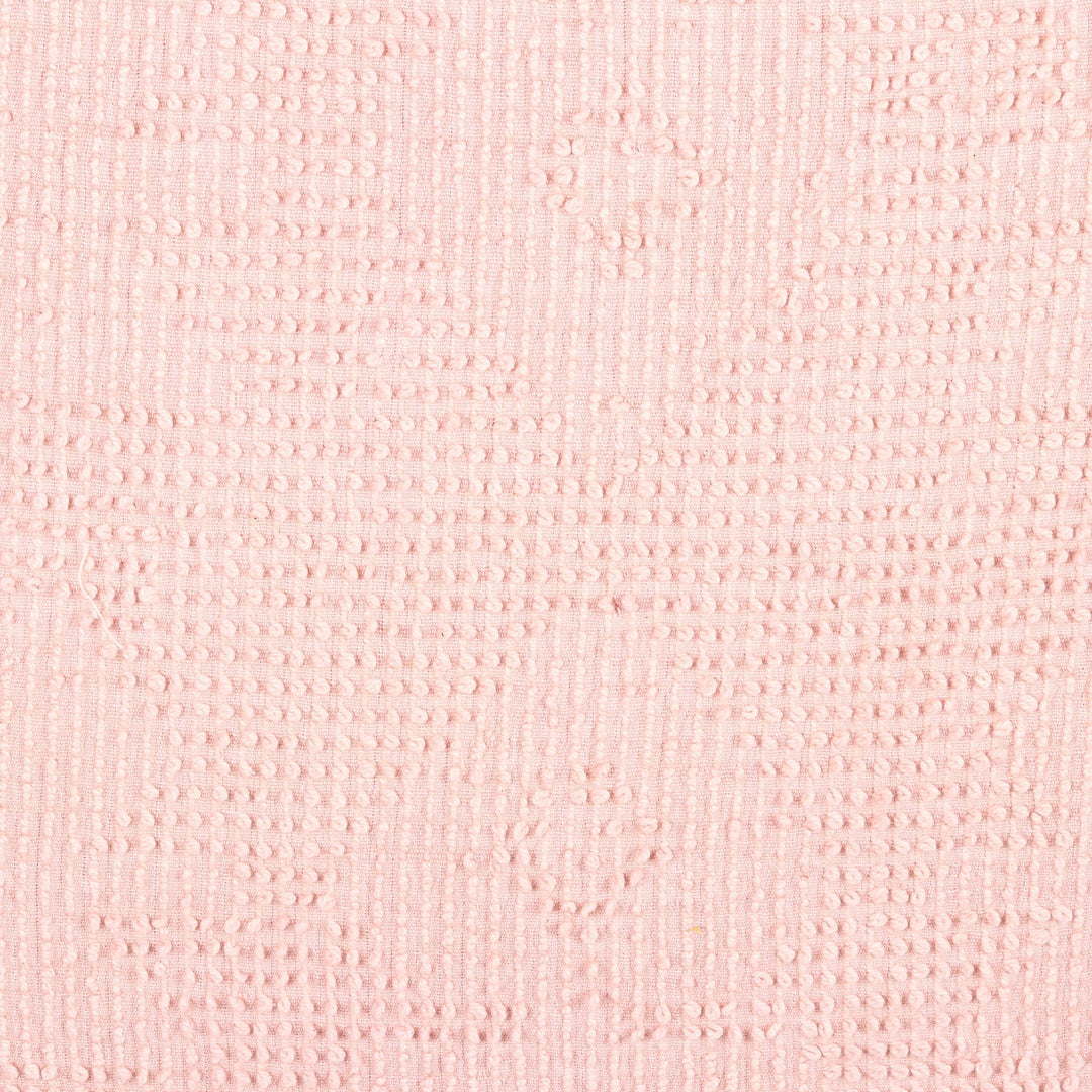 Pair of Pink Cotton Cushion Covers with Tassels - Pink Passion