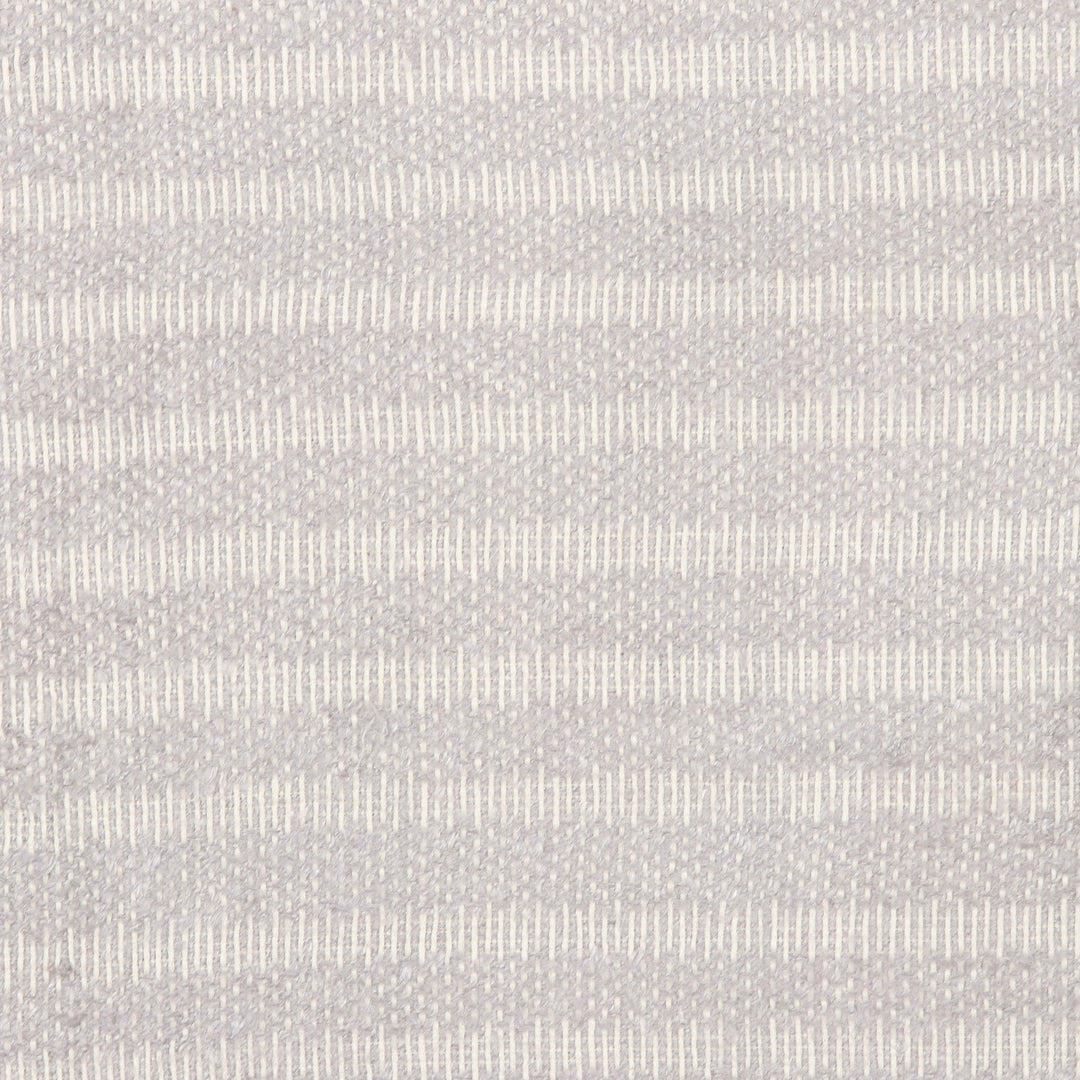 Striped Cotton Throw Blanket in Titanium and Vanilla Hues - Titanium Trends
