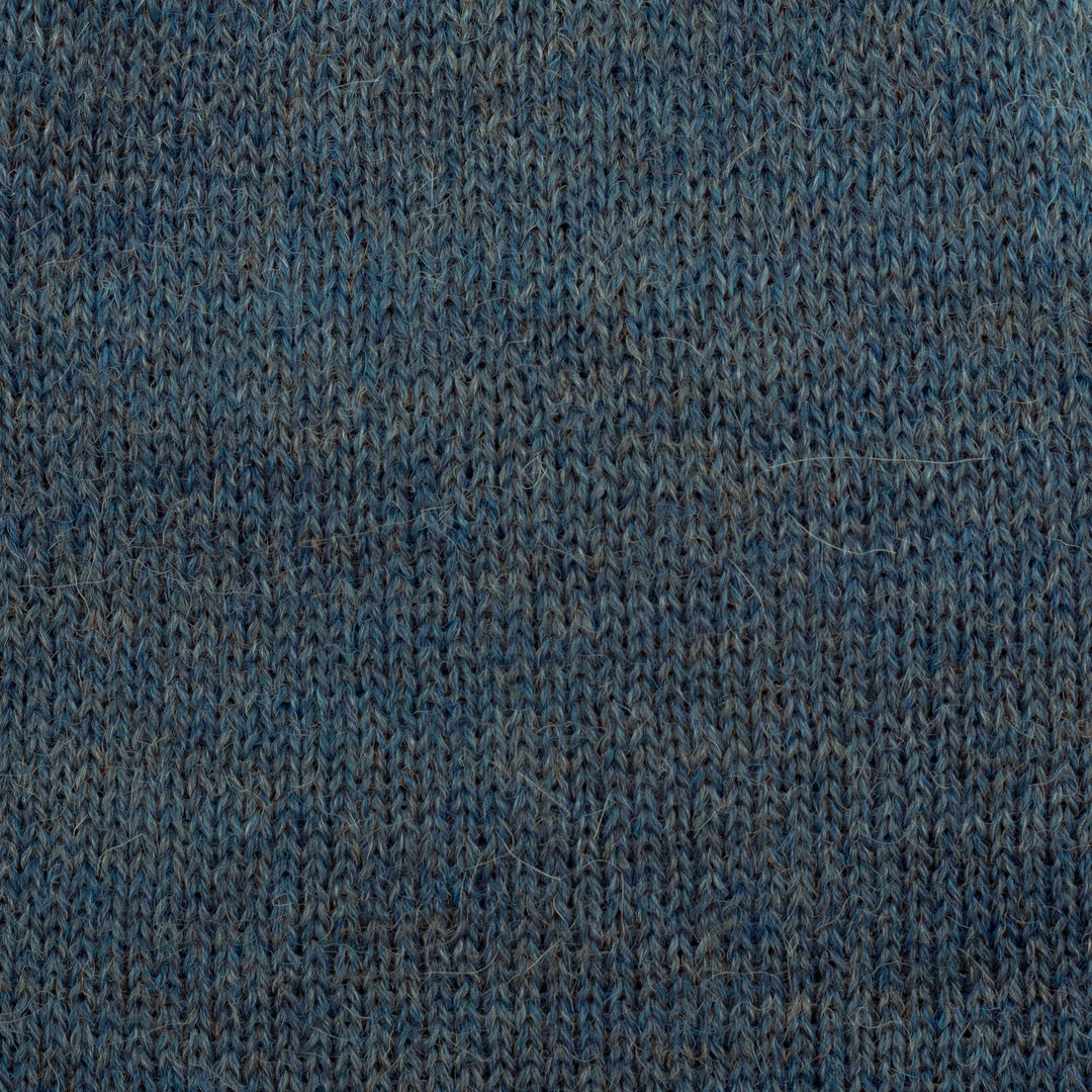 Knit Reversible Baby Alpaca Hat in Teal and Navy Hues - Lake Trends