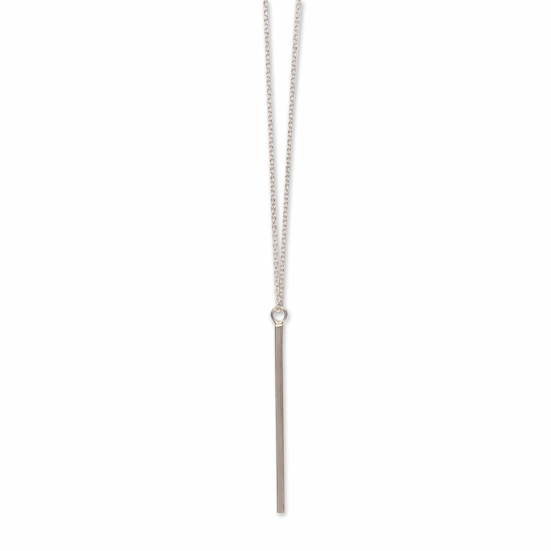 High-Polished Sterling Silver Minimalist Pendant Necklace - Yerevan's Elegance